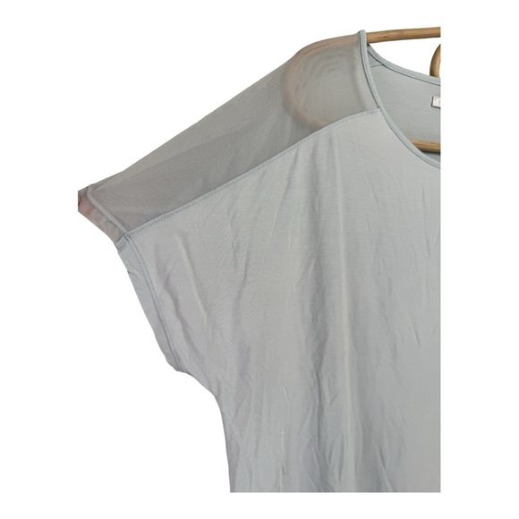 HoneyLove Blisswear Pajama Set with Mesh Panel Detail Glacier Blue Size XL - Picture 11 of 16